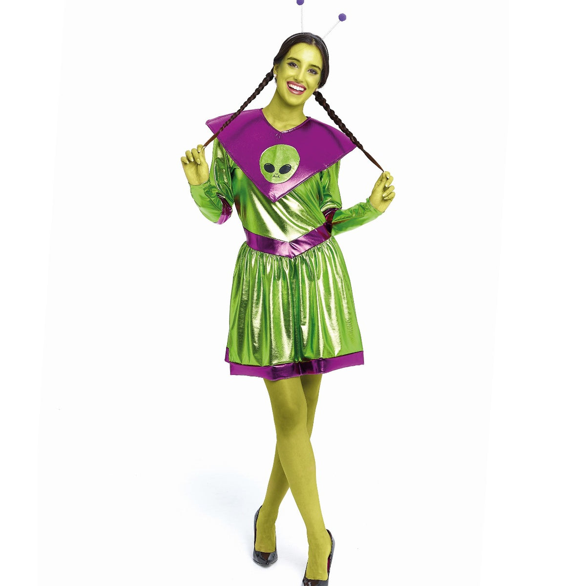 Womens Green Alien Costume
