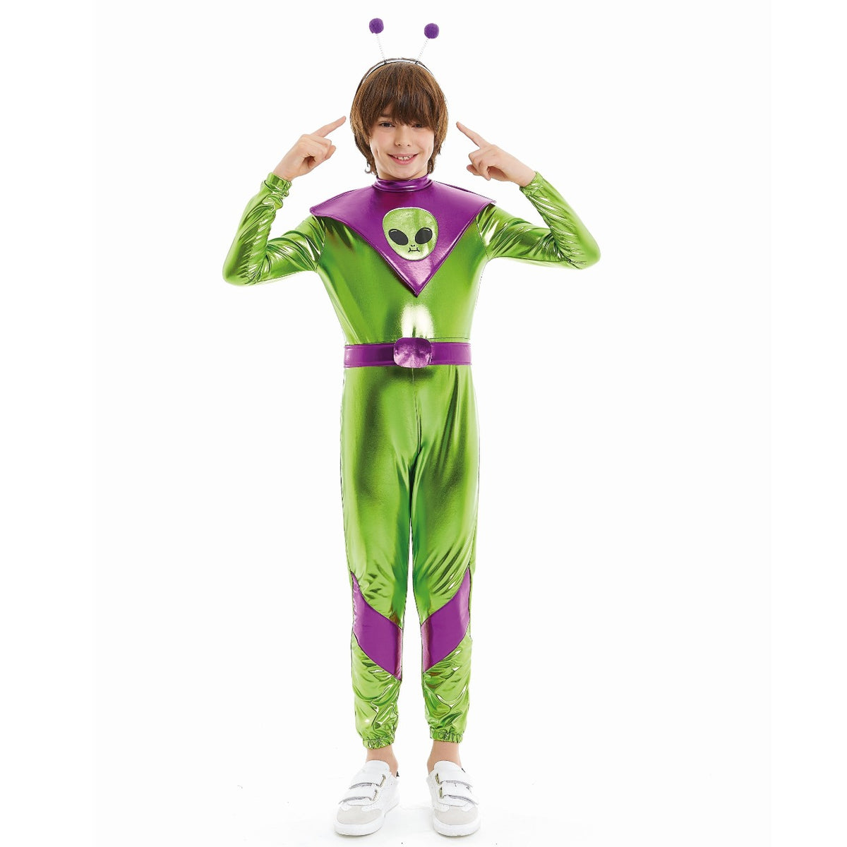 Boys Green Alien Costume