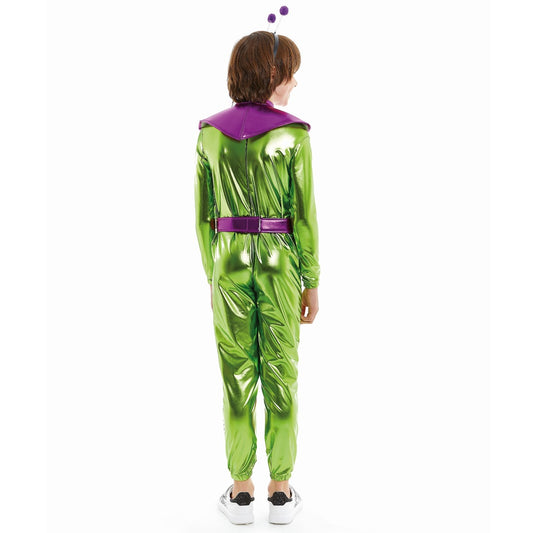 Boys Green Alien Costume