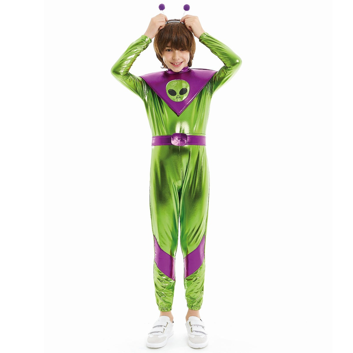 Boys Green Alien Costume