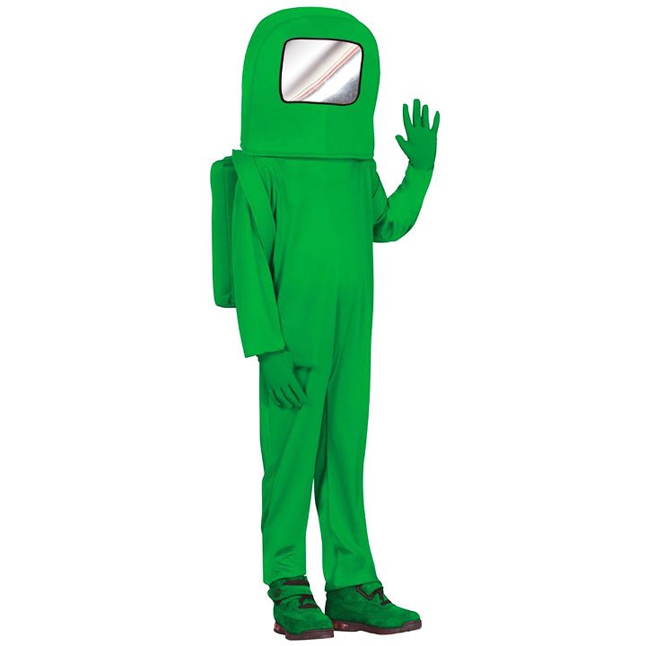 Kids Green Space Among Us Costume