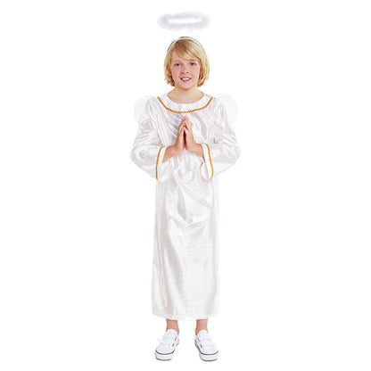 Kids White Angel Costume