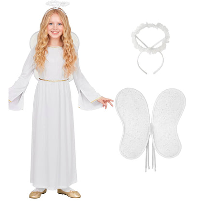 Kids Christmas Angel Costume