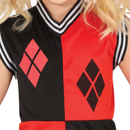 Girls Harlequin Cheerleader Costume