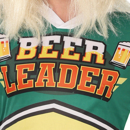 Mens Green Beer Cheerleader Costume