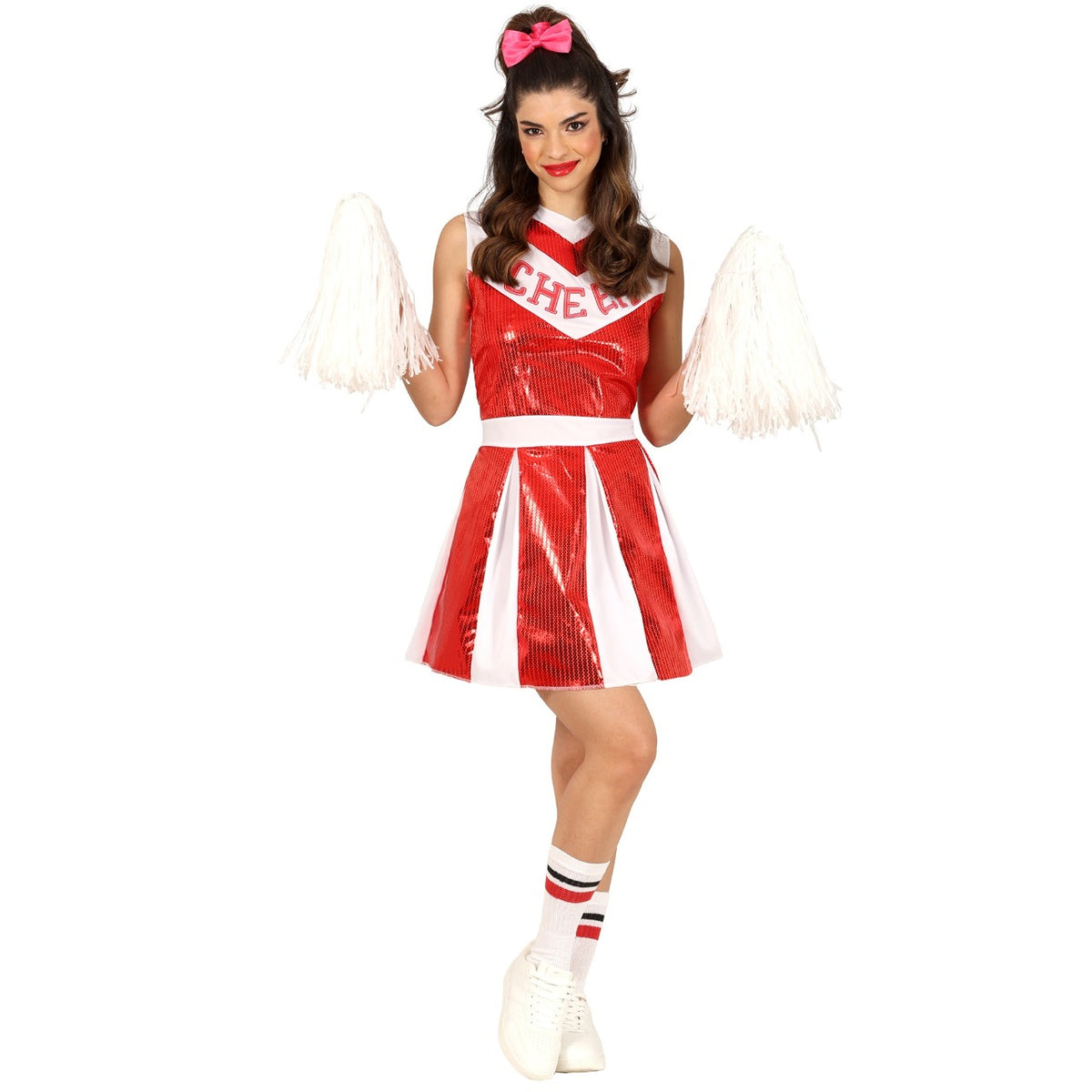 Womens Sequin Cheerleader Costume