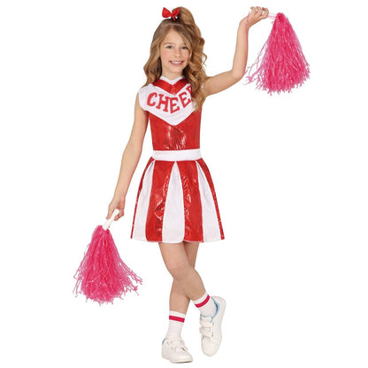 Girls Sequin Cheerleader Costume