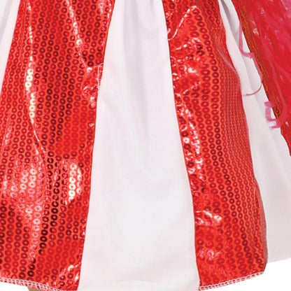 Girls Sequin Cheerleader Costume