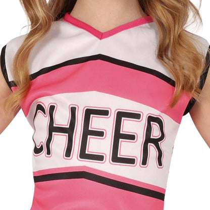 Girls Pink Cheerleader Costume