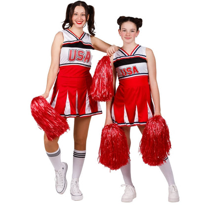 Womens USA Cheerleader Costume
