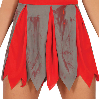 Womens Zombie Cheerleader Brains Costume