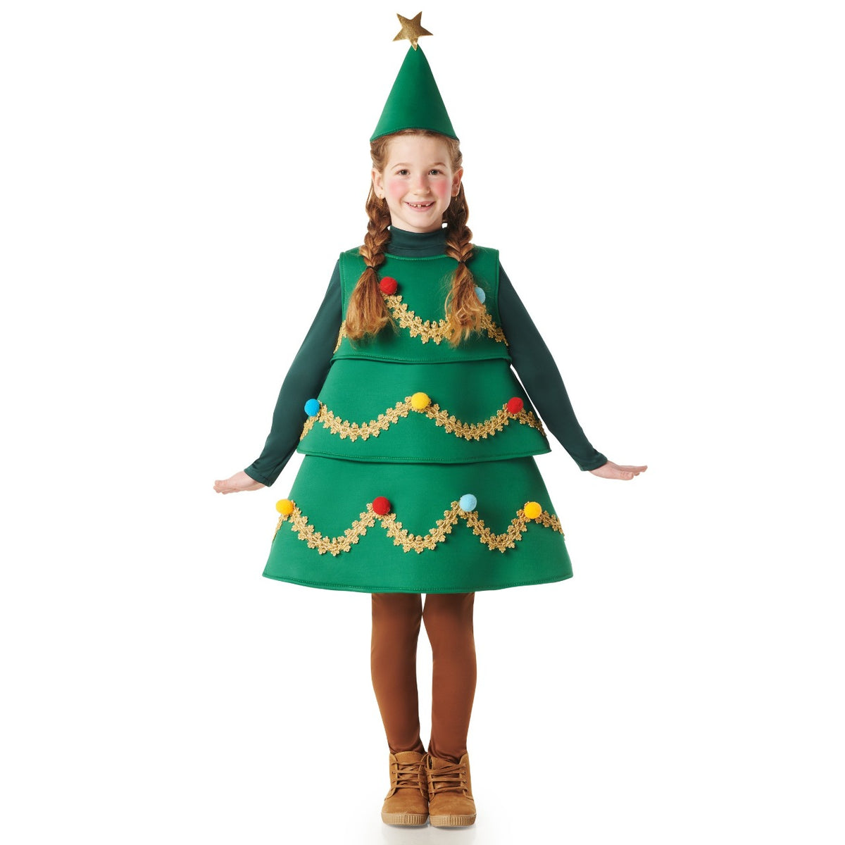 Kids Decorated Christmas Tree Costume