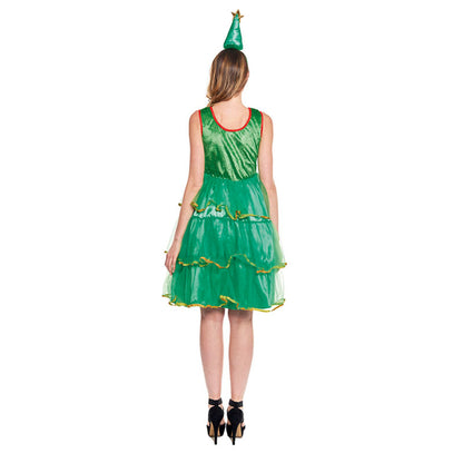 Womens Green Christmas Tree Costume