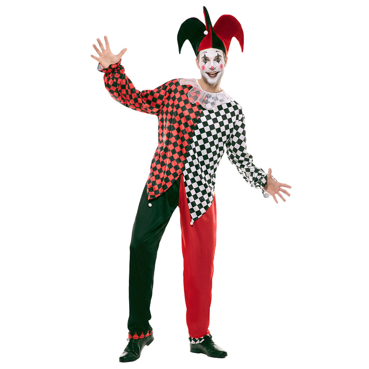Mens Fun Harlequin Costume