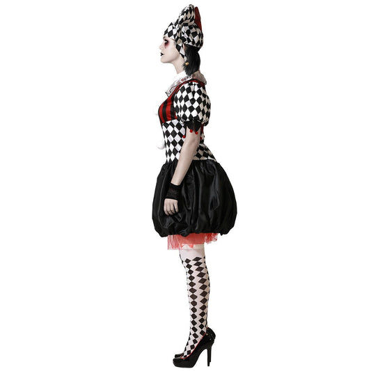 Womens Wicked Harlequin Costume