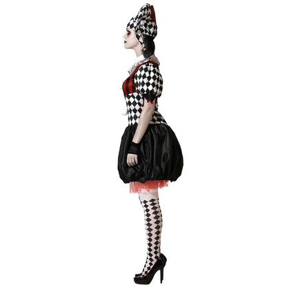 Womens Wicked Harlequin Costume