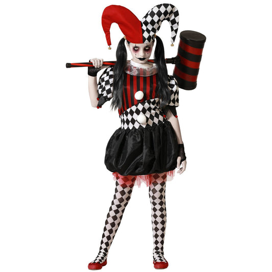 Girls Wicked Harlequin Costume
