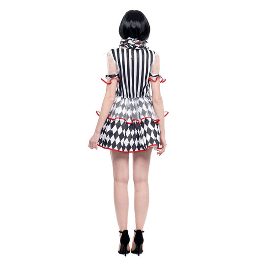 Womens Bloody Harlequin Diamonds Costume