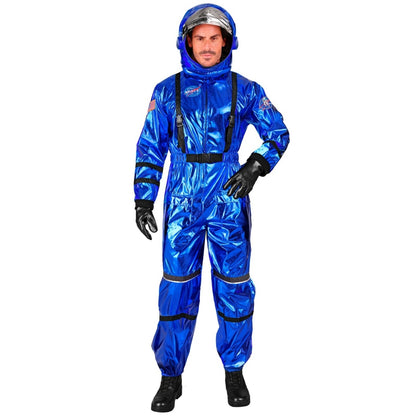 Mens Blue Space Astronaut Costume