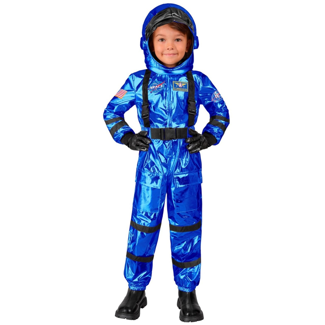 Blue Kids Space Astronaut Costume