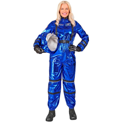 Womens Blue Space Astronaut Costume