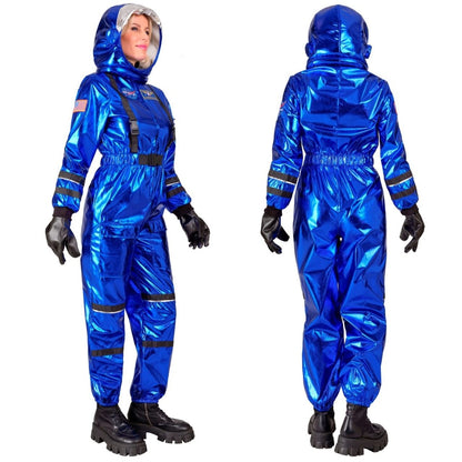 Womens Blue Space Astronaut Costume
