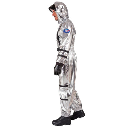 Mens Silver Space Astronaut Costume