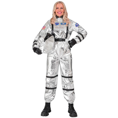Womens Silver Space Astronaut Costume