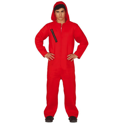 Mens Red Robber Costume