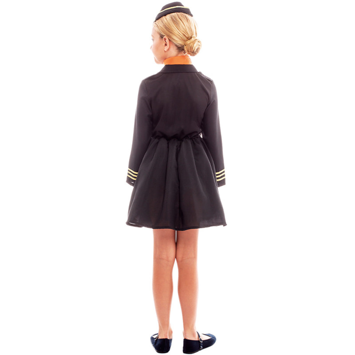 Girls Elegant Flight Attendant Costume
