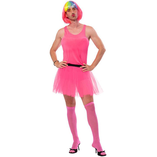 Mens Fuchsia Ballerina Costume