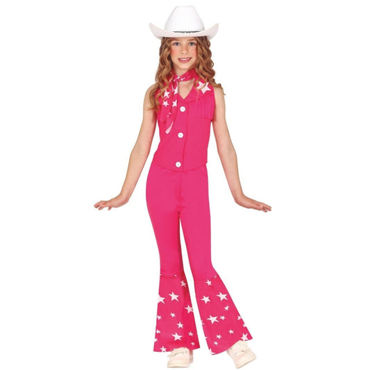 Girls Cowgirl Barbie Costume