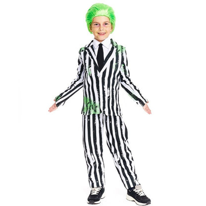 Boys Striped Ghost from Beyond the Grave Costume
