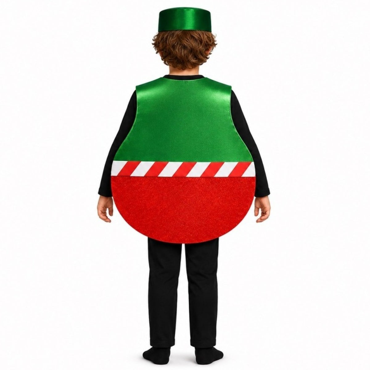 Kids Christmas Bauble Costume with Bow