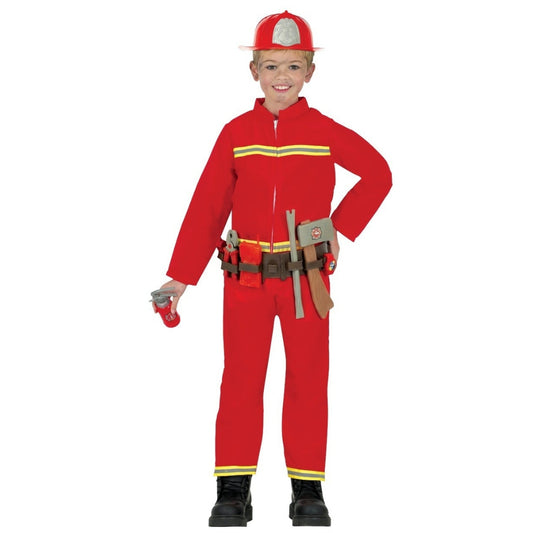 Kids Firefighter Costume with Tools