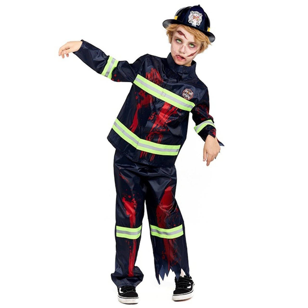 Boys Zombie Firefighter Costume