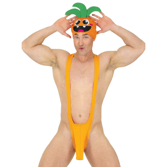 Adult Borat Mankini Carrot Costume