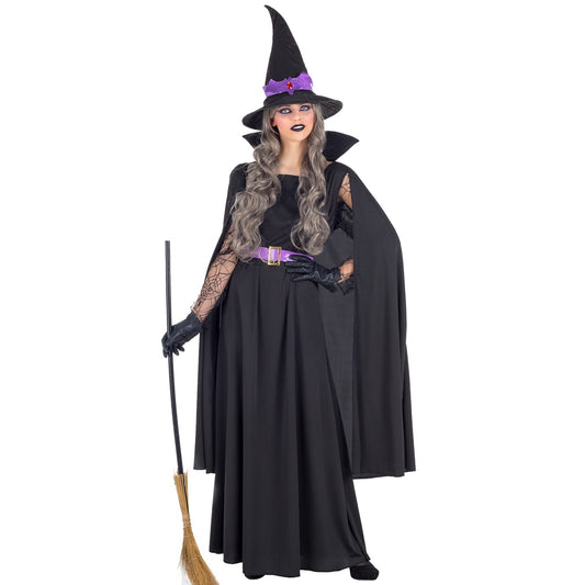 Womens Witch Costume with Cape