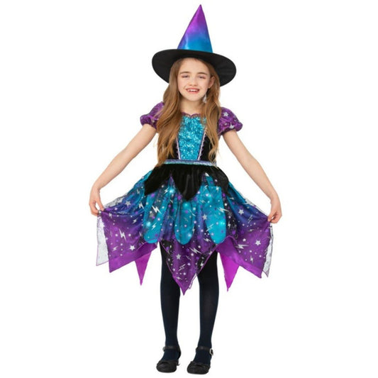 Girls Deluxe Light-up Witch Costume