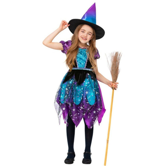Girls Deluxe Light-up Witch Costume
