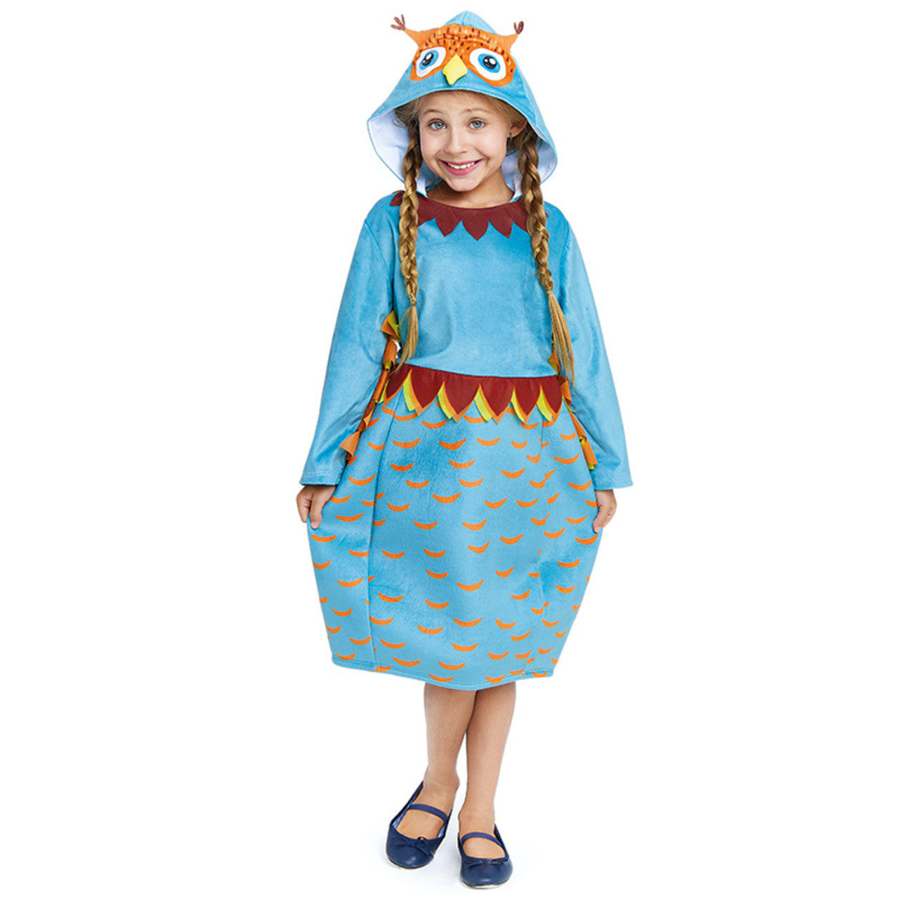 Girls Owl Dress Costume