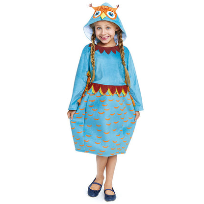 Girls Owl Dress Costume