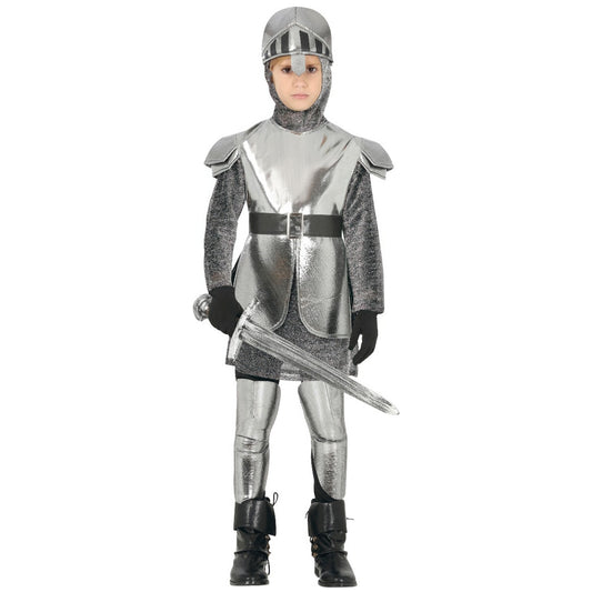 Boys Silver Medieval Knight Costume