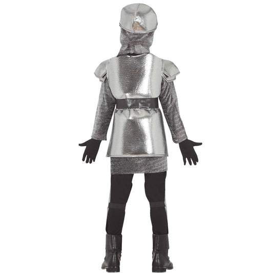 Boys Silver Medieval Knight Costume