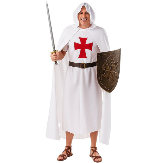 Adult White Templar Knight Costume
