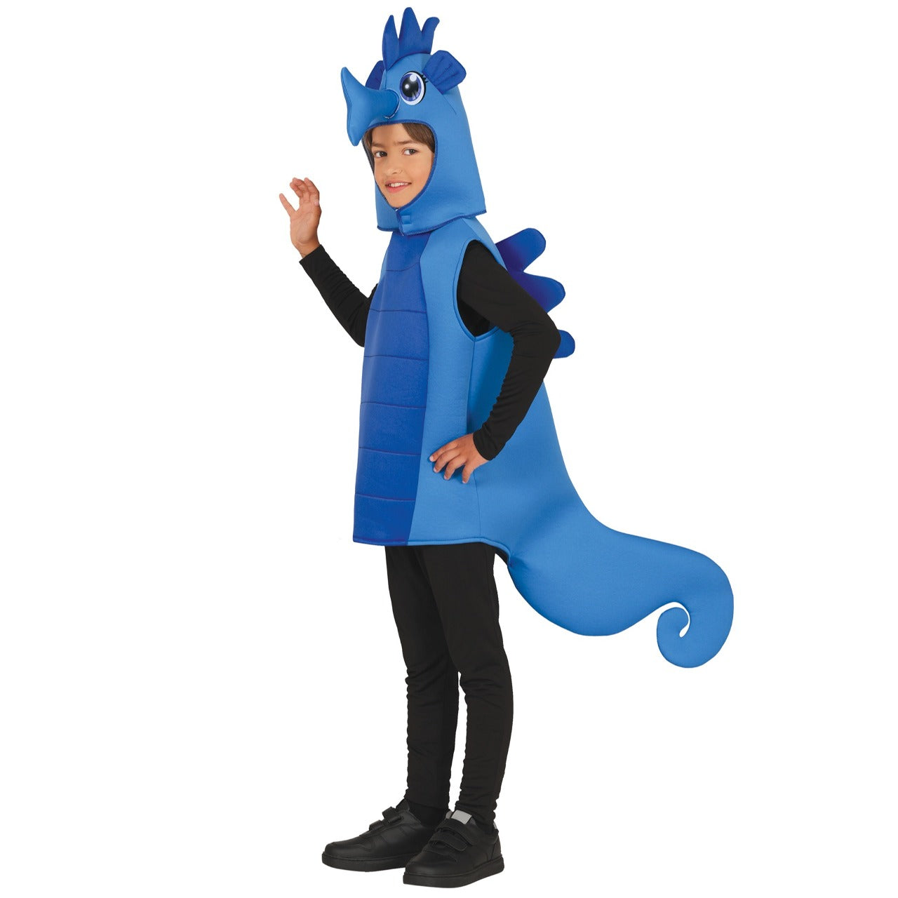 Kids Blue Seahorse Costume