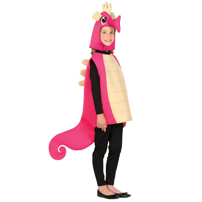Kids Pink Seahorse Costume