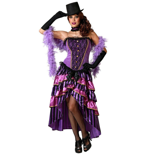 Womens Purple Cabaret Costume