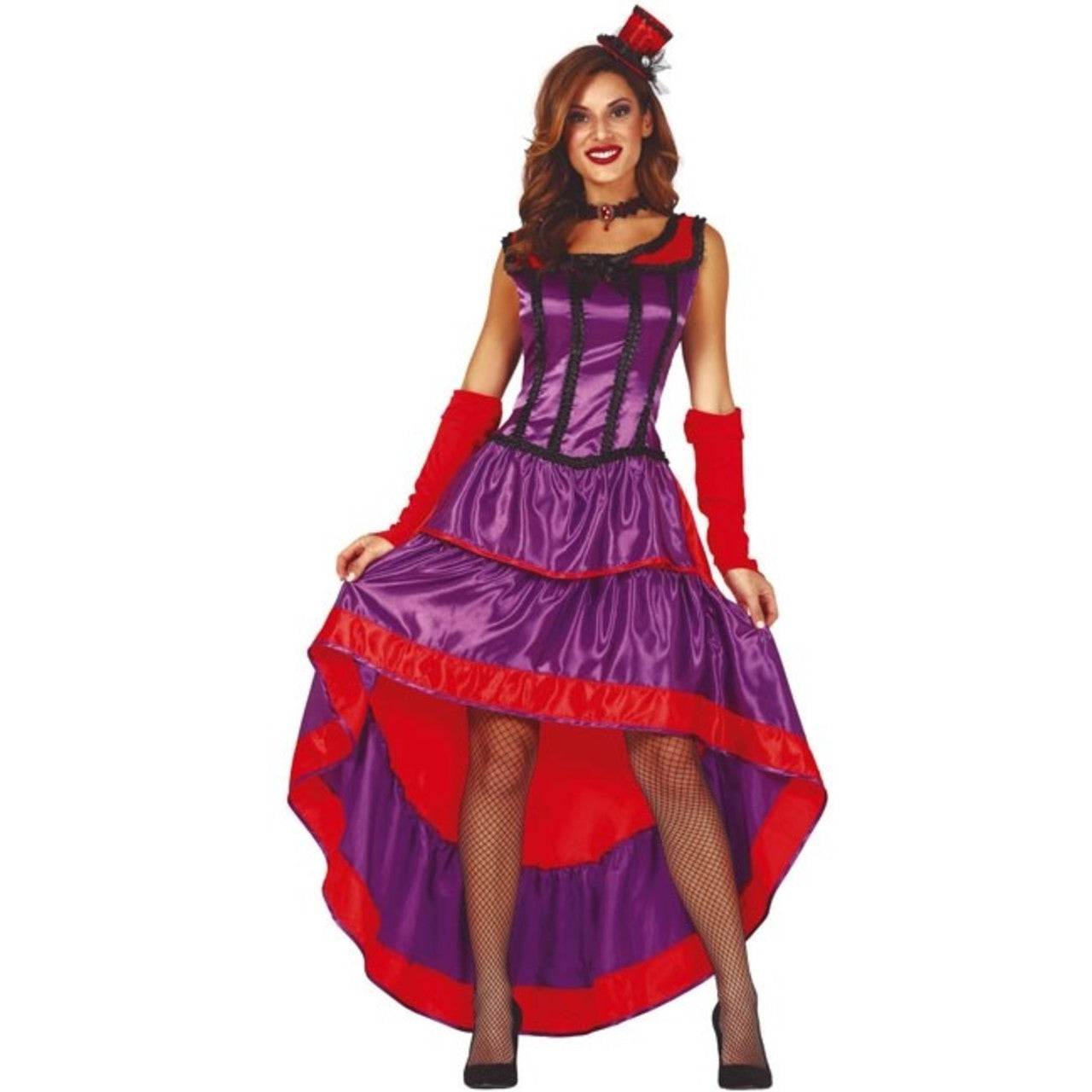 Womens Purple Cabaret Costume