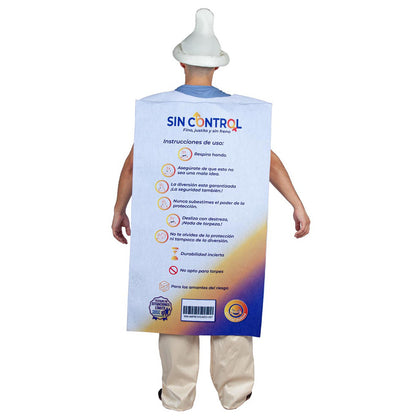 Adult No Control Condom Box Costume
